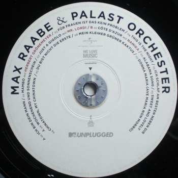 2LP Palast Orchester Mit Seinem Sänger Max Raabe: MTV Unplugged 69779