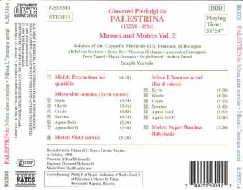 CD Giovanni Pierluigi da Palestrina: Masses And Motets Vol. 2 455284
