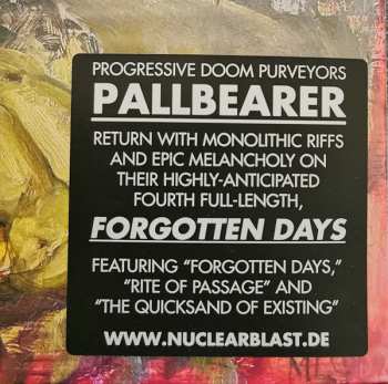 2LP Pallbearer: Forgotten Days 13176