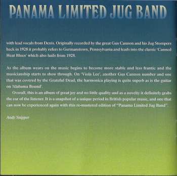 CD Panama Limited Jug Band: Panama Limited Jug Band 307302