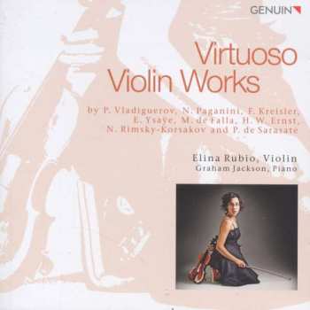 Album Pancho Vladigerov: Elina Rubio - Virtuoso Violin Works