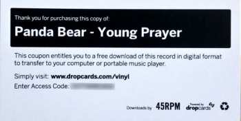 LP Panda Bear: Young Prayer LTD 444966