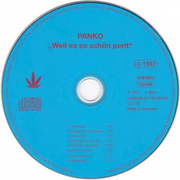 CD Panko Musik: Weil Es So Schön Perlt 190481