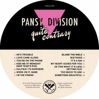 LP Pansy Division: Quite Contrary 89472