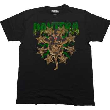 Merch Pantera: Pantera Unisex Embellished T-shirt: Skull & Snake (diamante) (small) S