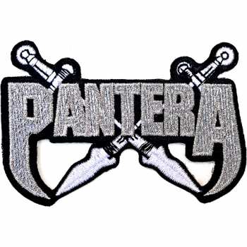 Merch Pantera: Nášivka Silver Swords