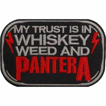 Merch Pantera: Nášivka Whiskey