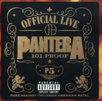 CD Pantera: Official Live: 101 Proof 26067