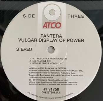 2LP Pantera: Vulgar Display Of Power 438853
