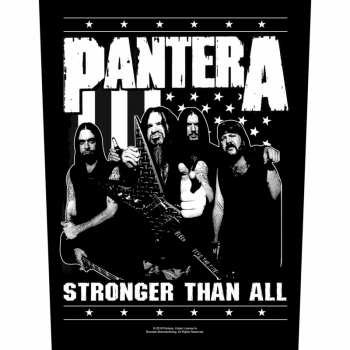 Merch Pantera: Zádová Nášivka Stronger Than All