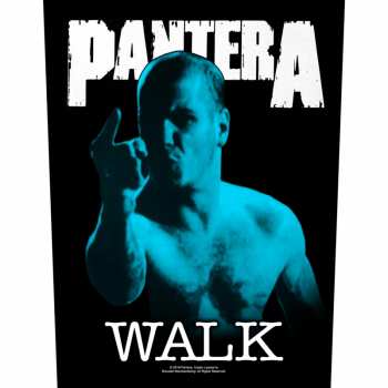 Merch Pantera: Zádová Nášivka Walk 