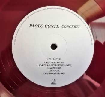 2LP Paolo Conte: Concerti LTD 180819