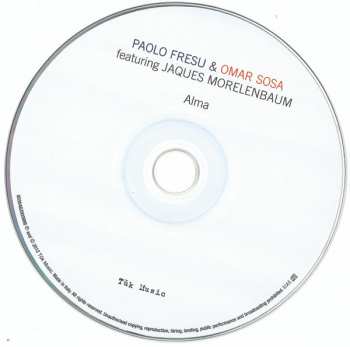 CD Paolo Fresu: Alma 221171