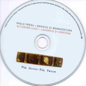 CD Paolo Fresu: Altissima Luce • Laudario Di Cortona 323666