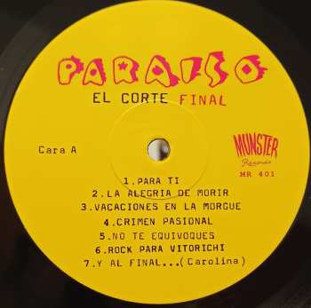 LP/CD Paraiso: El Corte Final