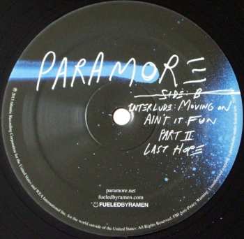 2LP Paramore: Paramore 510731