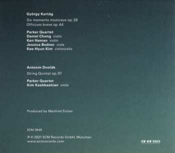 CD Parker Quartet: György Kurtág / Antonín Dvořák 115830