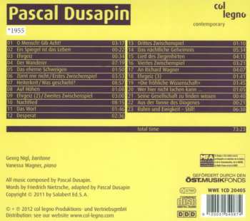 CD Pascal Dusapin: O Mensch! 303292