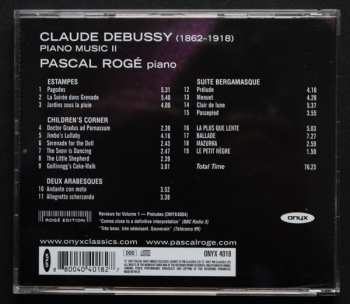 CD Pascal Rogé: Piano Music Vol II - Children's Corner / Estampes / Suite Bergamasque 320503