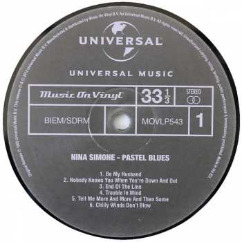 LP Nina Simone: Pastel Blues 27516