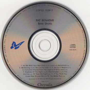 CD Pat Benatar: Best Shots 177607