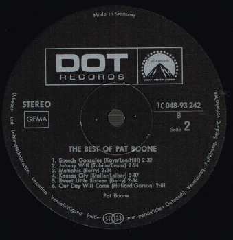 LP Pat Boone: The Best Of Pat Boone 338463