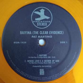LP Pat Martino: Baiyina (The Clear Evidence) CLR 485156