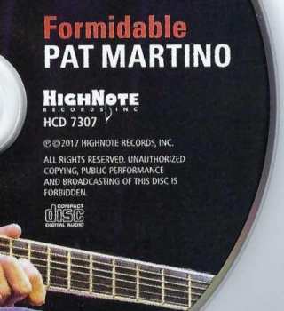 CD Pat Martino: Formidable