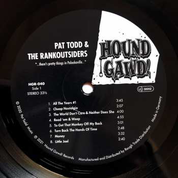 LP Pat Todd & The Rankoutsiders: "…There's Pretty Things In Palookaville…" 72593