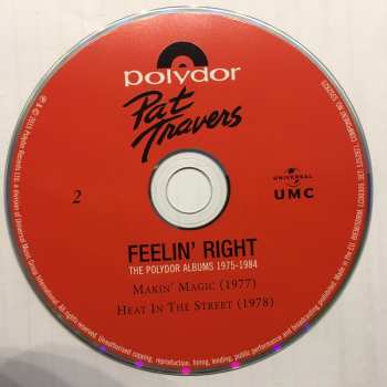 4CD Pat Travers: Feelin' Right - The Polydor Albums 1975-1984  46080