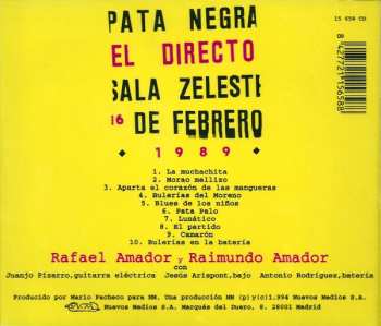 CD Pata Negra: El Directo 248419