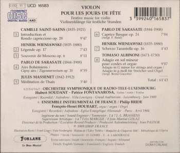 CD Patrice Fontanarosa: Violon Pour Les Jours De Fête 232914