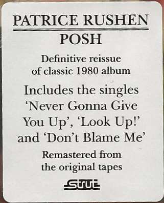 CD Patrice Rushen: Posh 105879