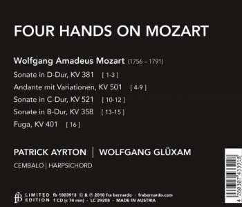 CD Patrick Ayrton: Four Hands On Mozart LTD 318806