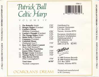 CD Patrick Ball: Celtic Harp, Volume IV: O'Carolan's Dream 314640