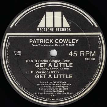 Album Patrick Cowley: Get A Little
