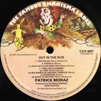 LP Patrick Moraz: Out In The Sun 486152