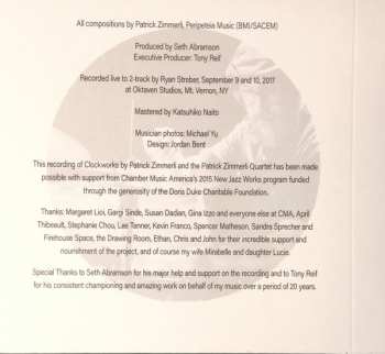 CD Patrick Zimmerli Quartet: Clockworks