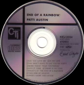 CD Patti Austin: End Of A Rainbow