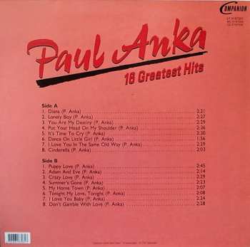 LP Paul Anka: 16 Greatest Hits 414373