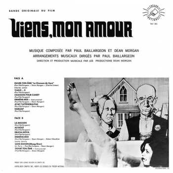 LP Paul Baillargeon: Viens, Mon Amour (Bande Originale Du Film) LTD 61959