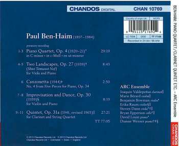 CD Paul Ben-Haim: Chamber Works 333340