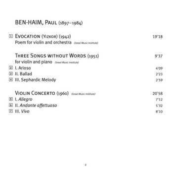 SACD Paul Ben-Haim: Evocation 522197