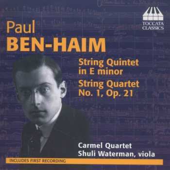 CD Paul Ben-Haim: Chamber Music For Strings 448675