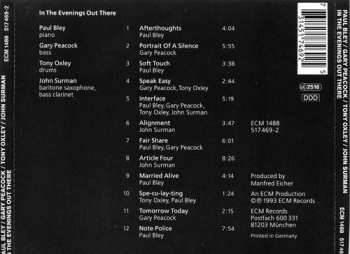 CD Paul Bley: In The Evenings Out There 149423