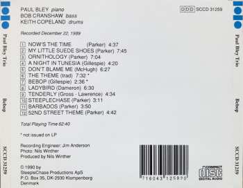 CD Paul Bley Trio: Bebop 123607