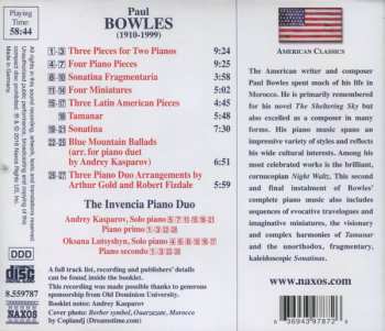 CD Paul Bowles: Complete Piano Works • 2 475100