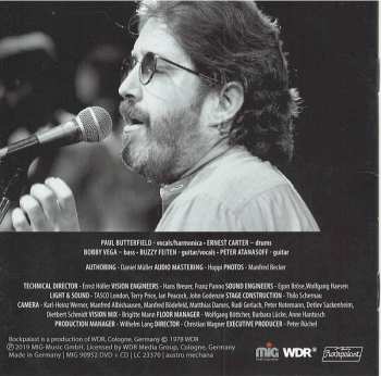 CD/DVD Paul Butterfield Band: Live At Rockpalast 1978 122941