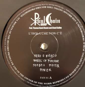 2LP Paul Chain: L'Isola Che Non C'è, Rimini, 10 Aprile 1982 LTD | NUM