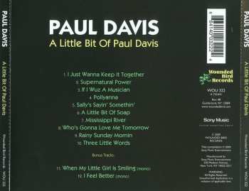 CD Paul Davis: A Little Bit Of Paul Davis